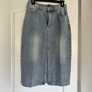 Brand new Jluxlabel denim skirt